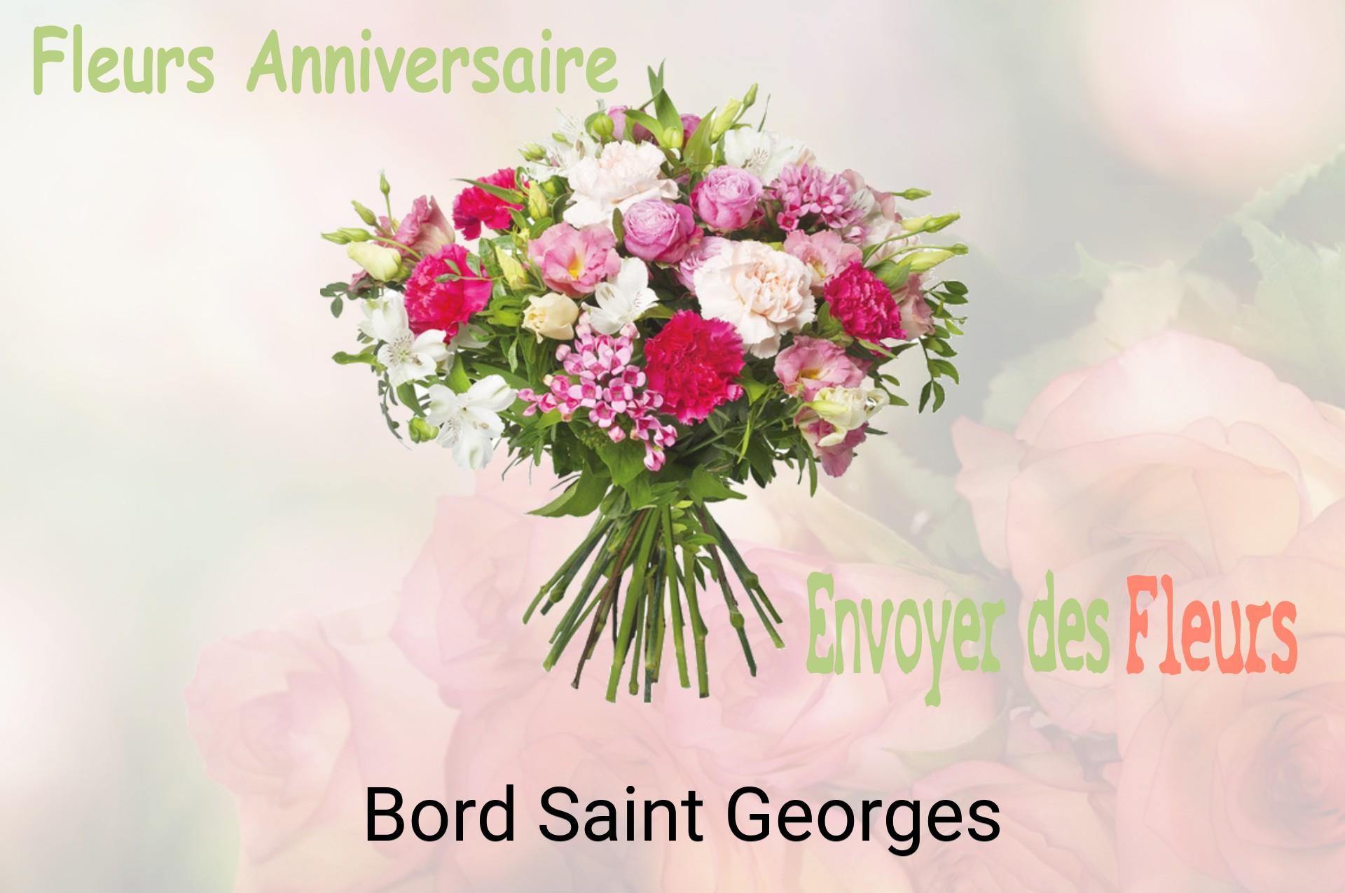 Bouquet de fleurs d’anniversaire livré à Bord-Saint-Georges