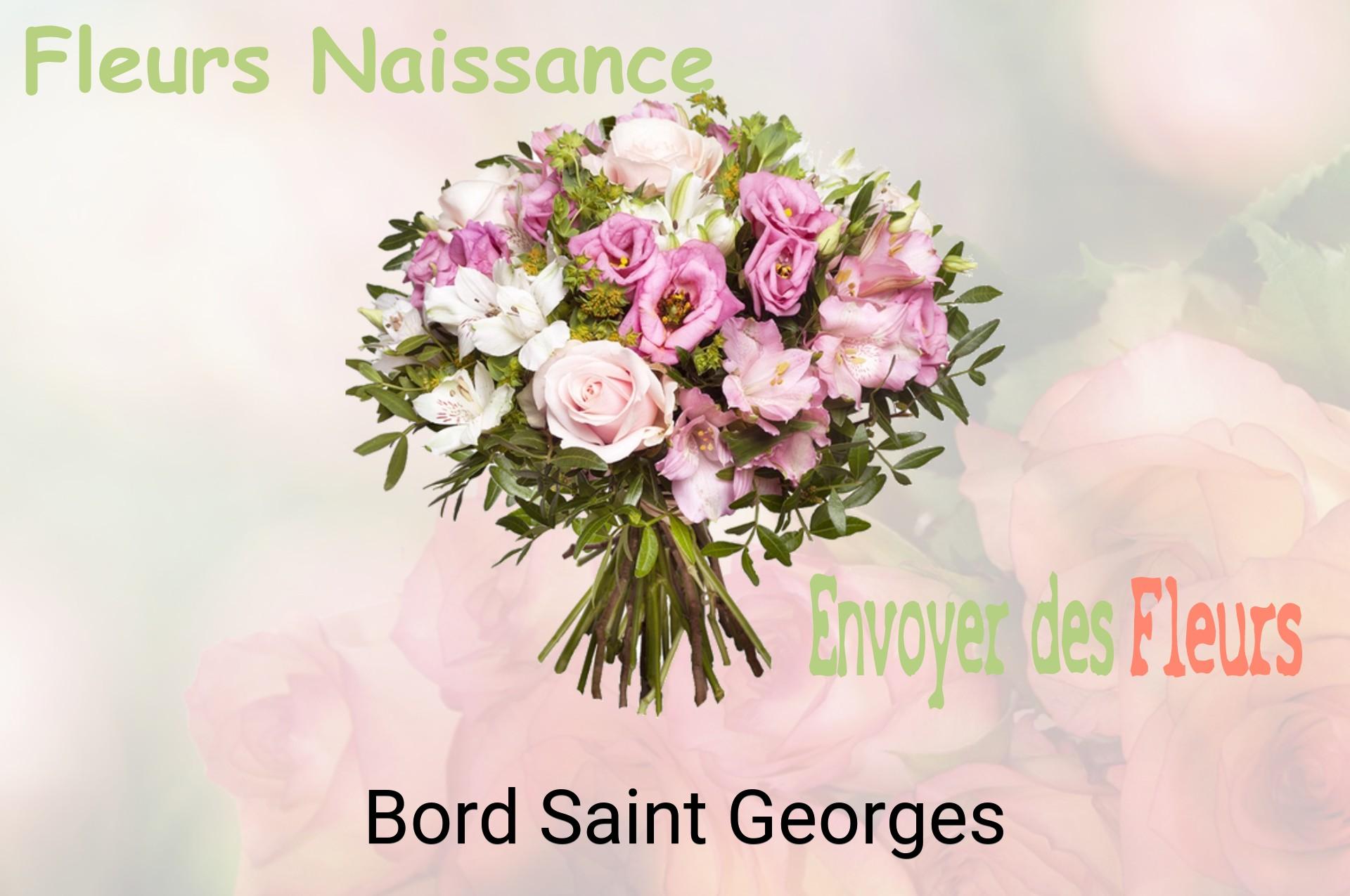 Bouquet de fleurs de naissance livré à Bord-Saint-Georges